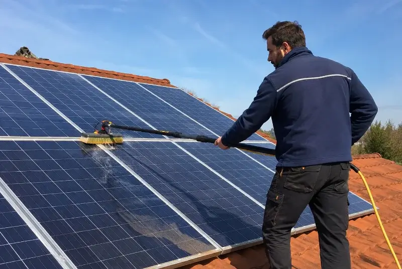 Nettoyage et entretien de panneaux solaires à Génissieux