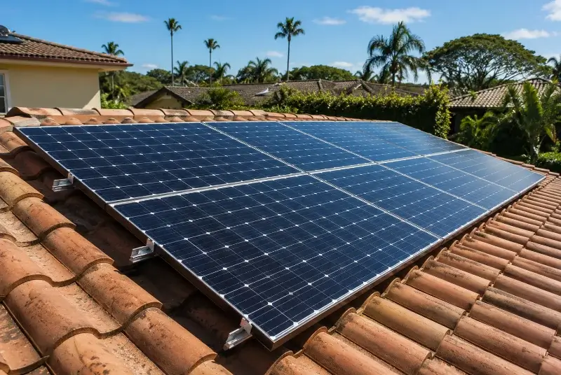 Installation de panneaux solaires à Génissieux